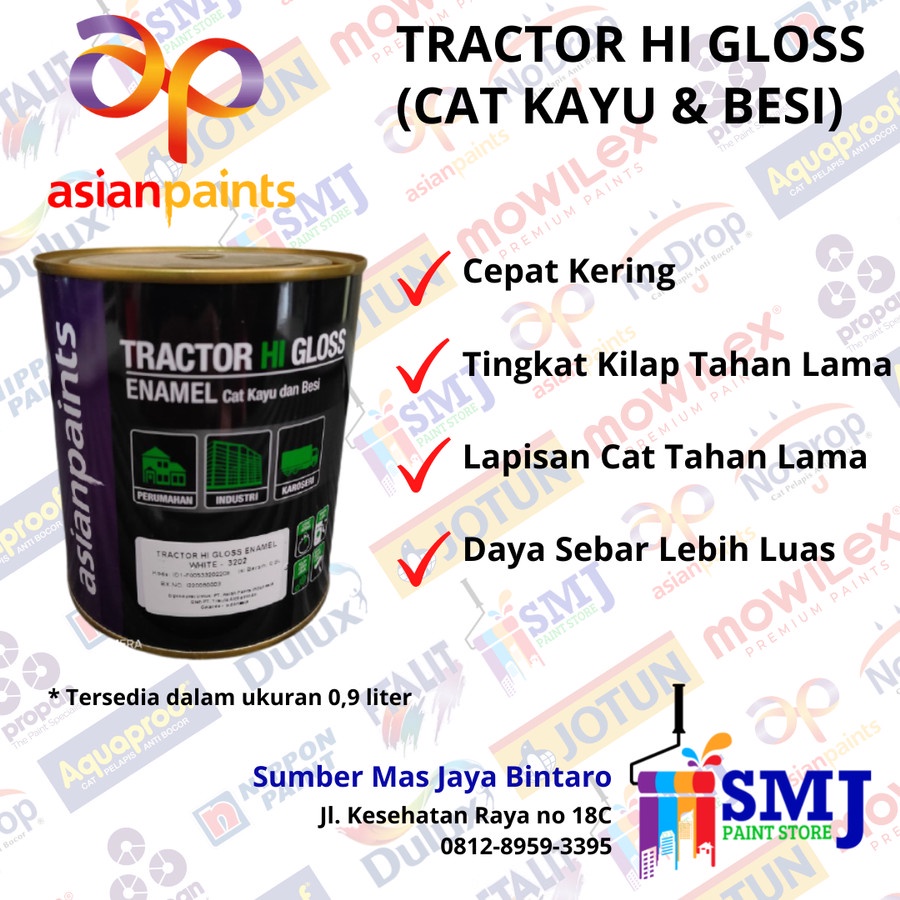 Jual TRACTOR ZINC CHROMATE ASIAN PAINTS Shopee Indonesia