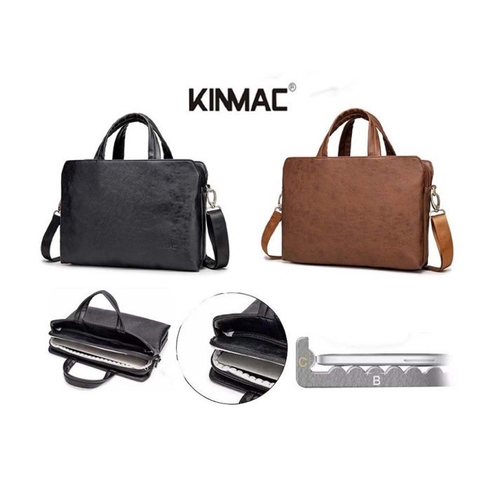 Jual Lenovo Ideapad S145 pu leather laptop bag shoulder 14 Inch