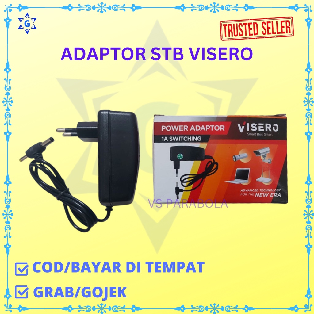 Jual ADAPTOR STB 5V 1A VISERO COCOK SEMUA JENIS MERK STB | Shopee Indonesia