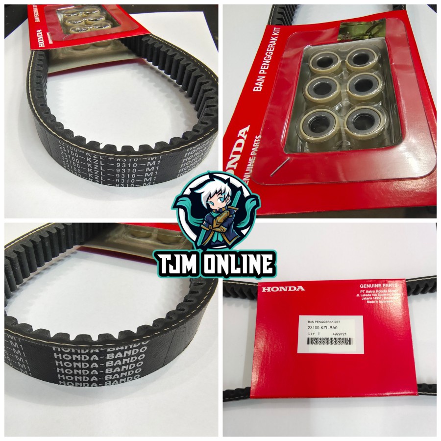 Jual VBELT V BELT + ROLLER SET BEAT FI SCOOPY FI KZL STATER KASAR 23100