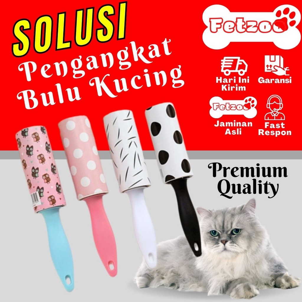 Jual Roller Sticky Roll Solusi Praktis untuk Mengatasi Rambut Kucing ...