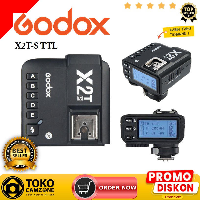 Godox X2T-S Trigger Wireless TTL Per Sony - Controllo Flash Via Bluetooth E App