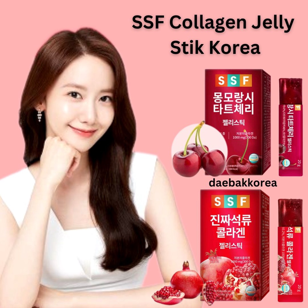 Jual SSF Collagen Jelly stick Korea Pomegranate & Tart Cherry, Low