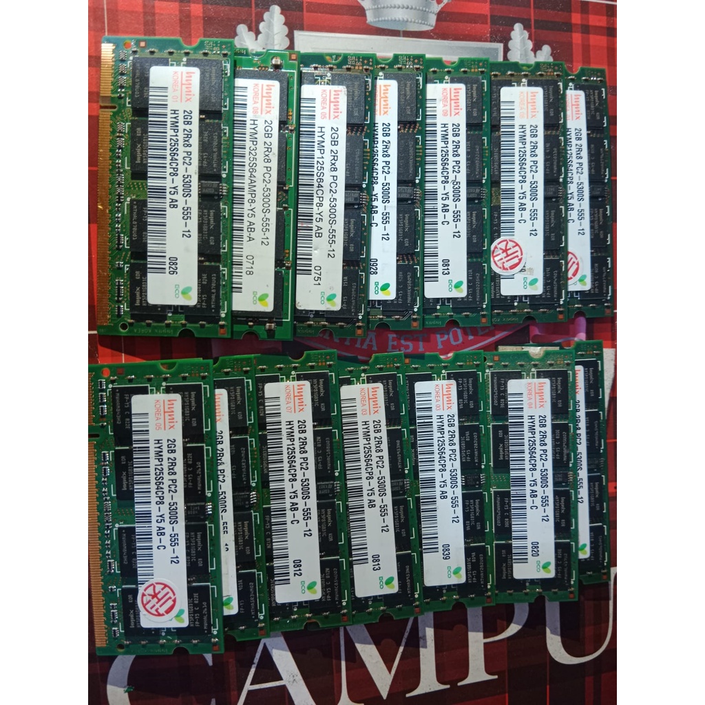 Jual Memory laptop merk HYNIX 2gb DDR2 pc5300... ( sodimm / ram