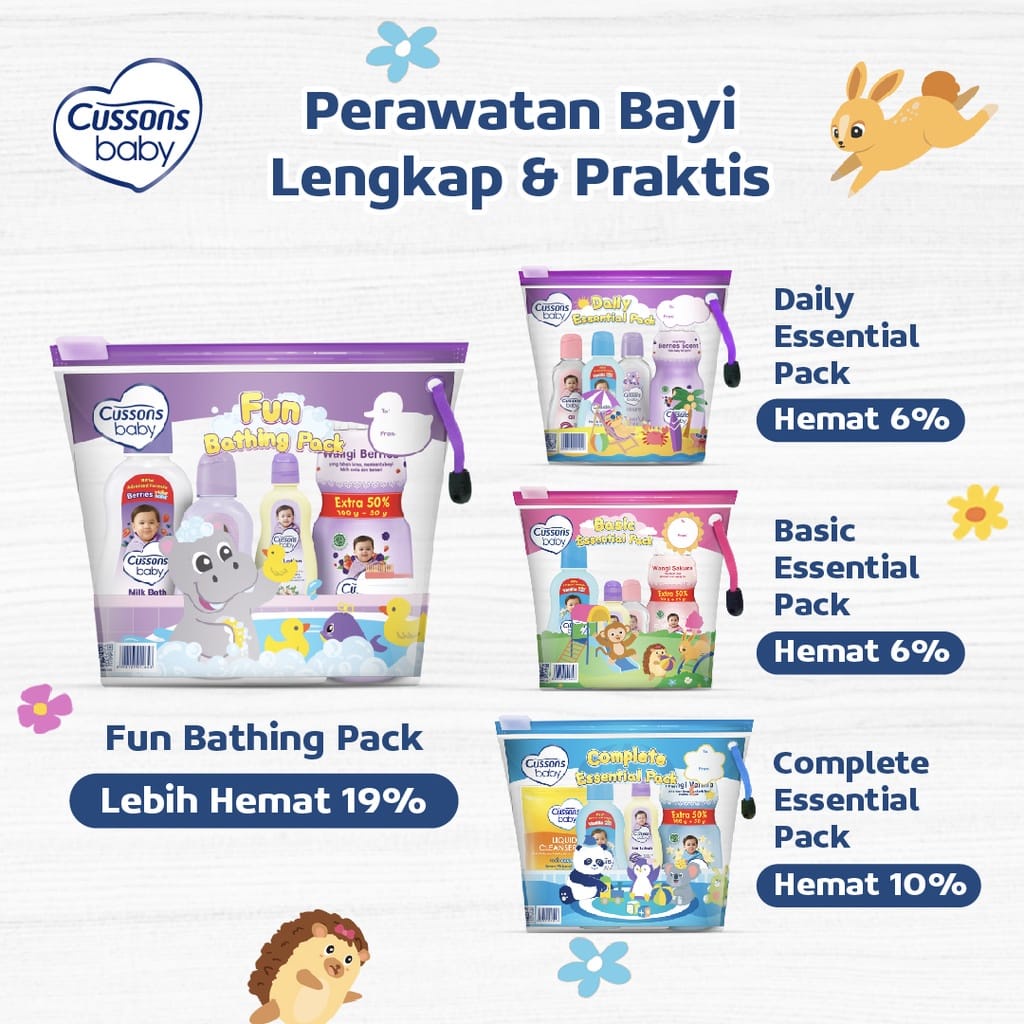 Jual Cussons Baby Essenstial Pack Paket Sabun Bayi / Cusson Baby Travel