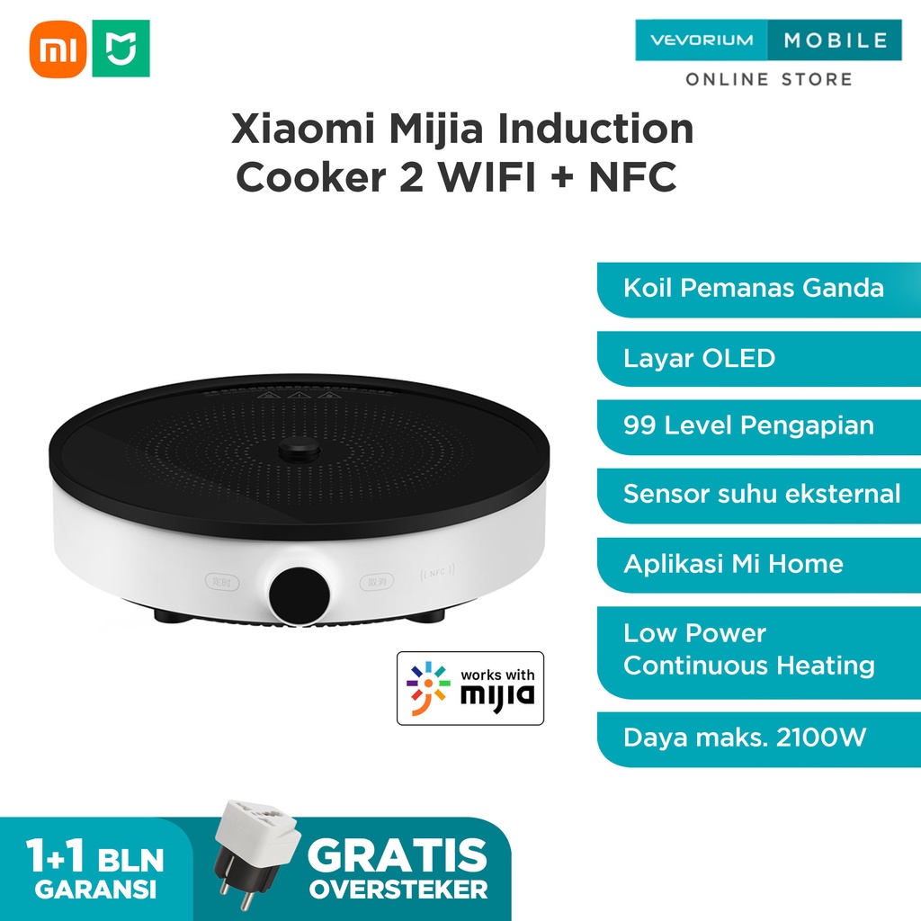 Jual Xiaomi Mijia Smart Induction Cooker 2 WIFI NFC MCL02M Kompor ...