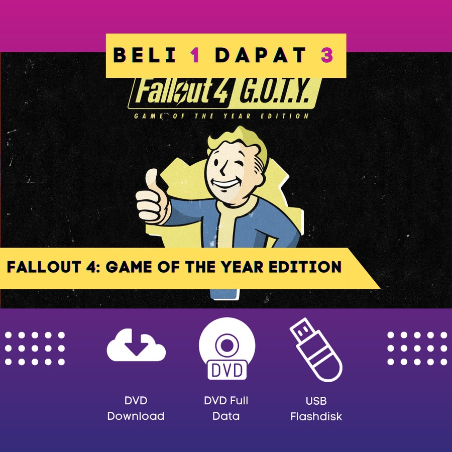 Jual FALLOUT 4: GAME OF THE YEAR EDITION | Game PC Original | Shopee ...