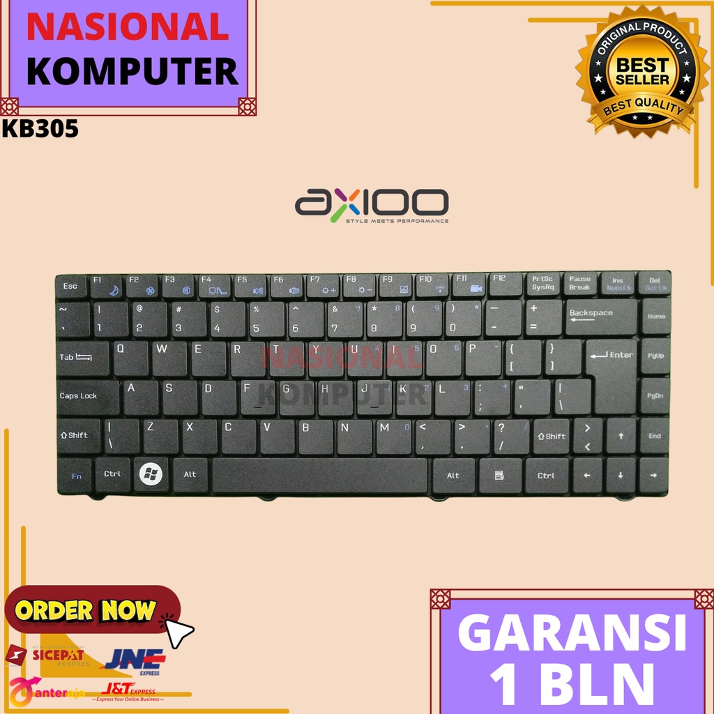 Jual Keyboard Axioo Neon MNW CLW CNW HNW RNW C4801 C480S C4500 Hitam ...