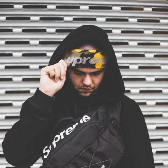 Yellow camo supreme headband sales