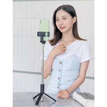 Tongsis Tripod Bluetooth 3in1 Selfie Stick Remote Tripod Mini Tongkat Narsis Monopod Remot
