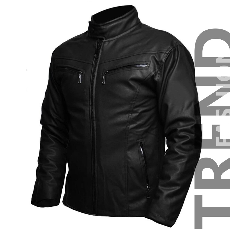 Jual TRF Jaket Kulit Rider and Bankers Night Black / Jaket Pria Riders ...