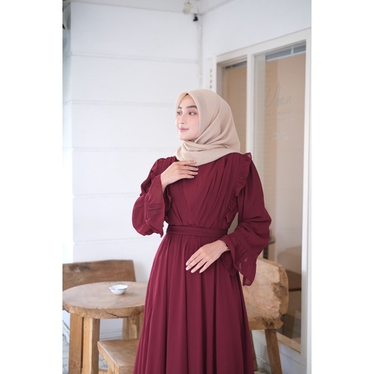 midi dress korea hijab