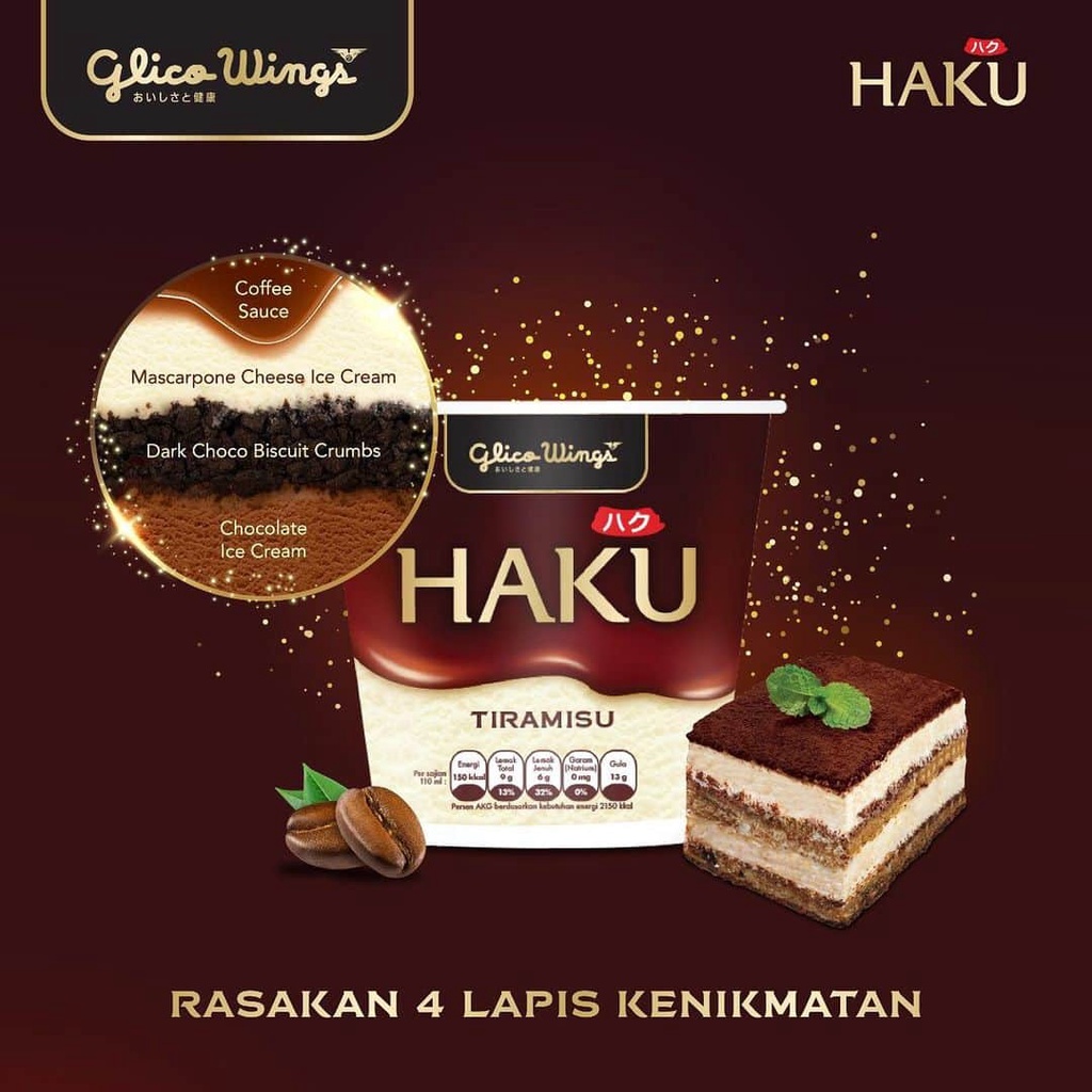 Jual Glico Wings Haku Cup Ice Cream Ml Shopee Indonesia