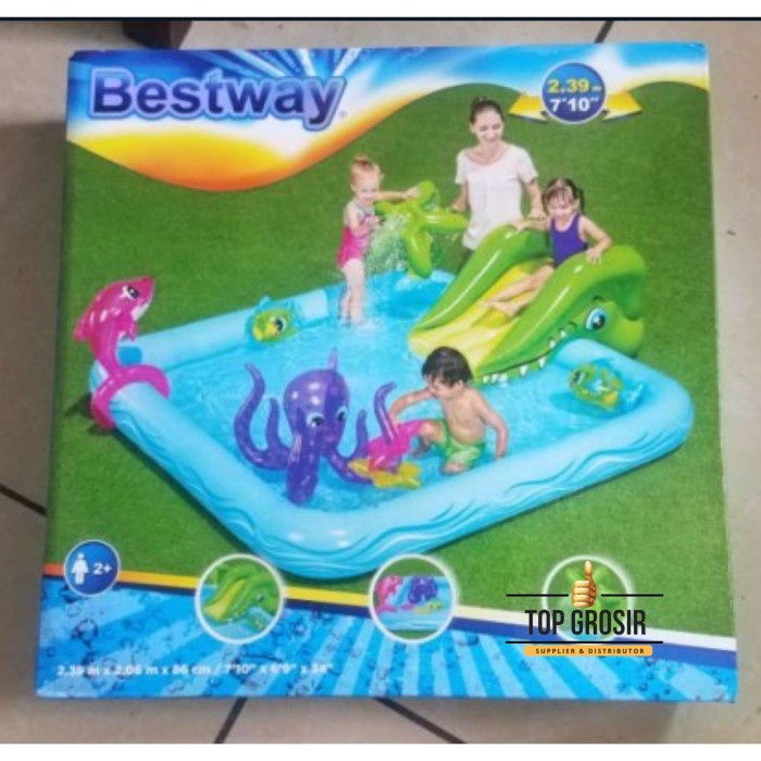 Jual Kolam Renang Anak Bestway Fantastic Aquarium Play Pool 53052