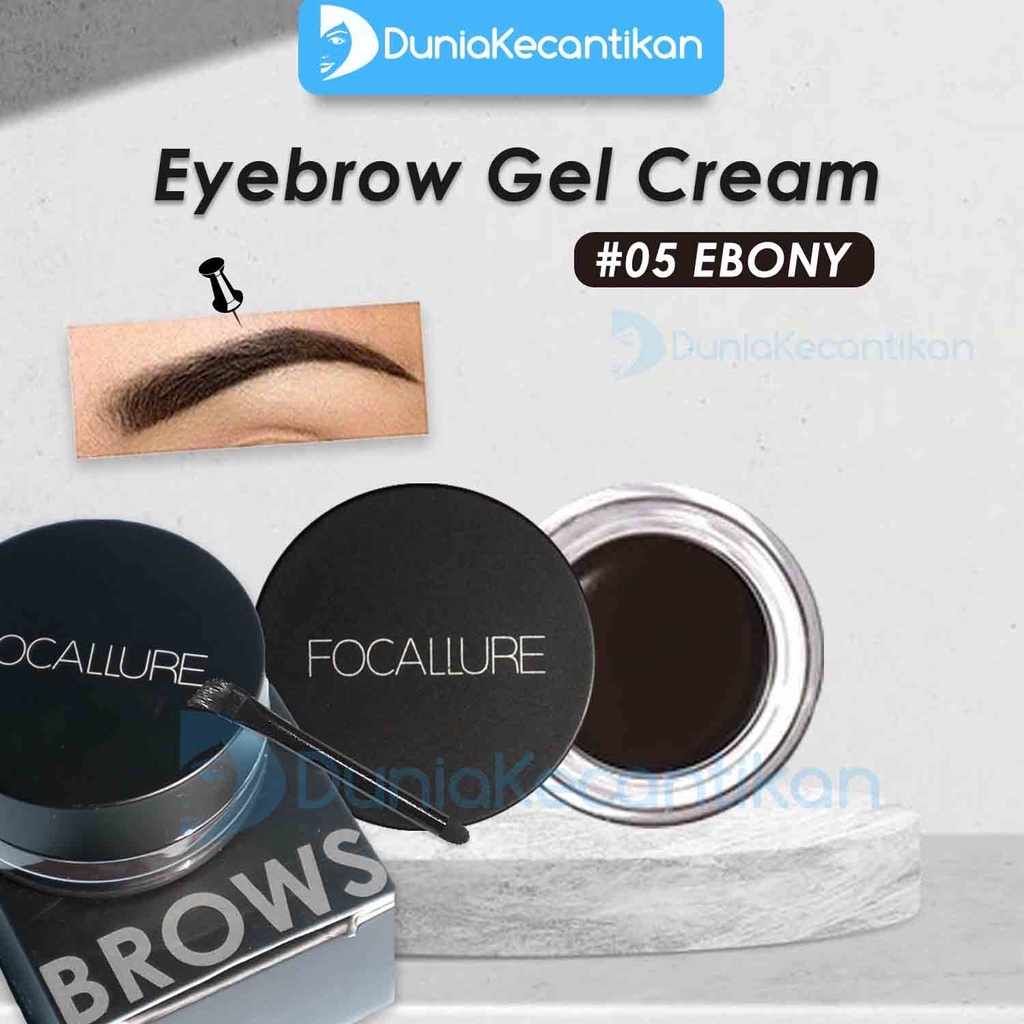 Jual Focallure Eyebrow Gel Cream Waterproof Pensil Alis Focalure Brows Pomade Alis Eyebrow Cream 8286