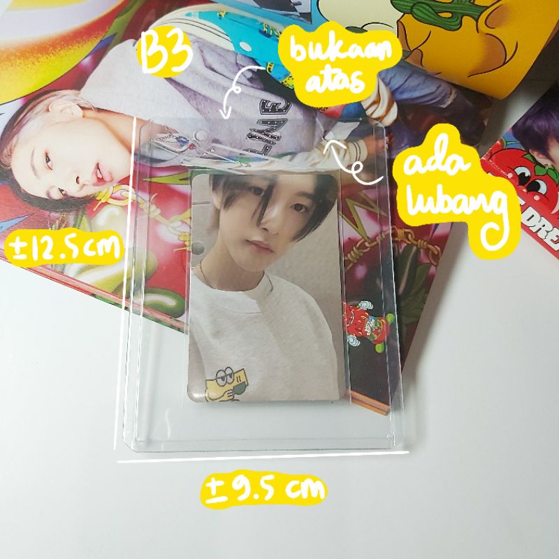 Jual (satuan) toploader packing photocard a1 a2 b2 b3 | Shopee Indonesia