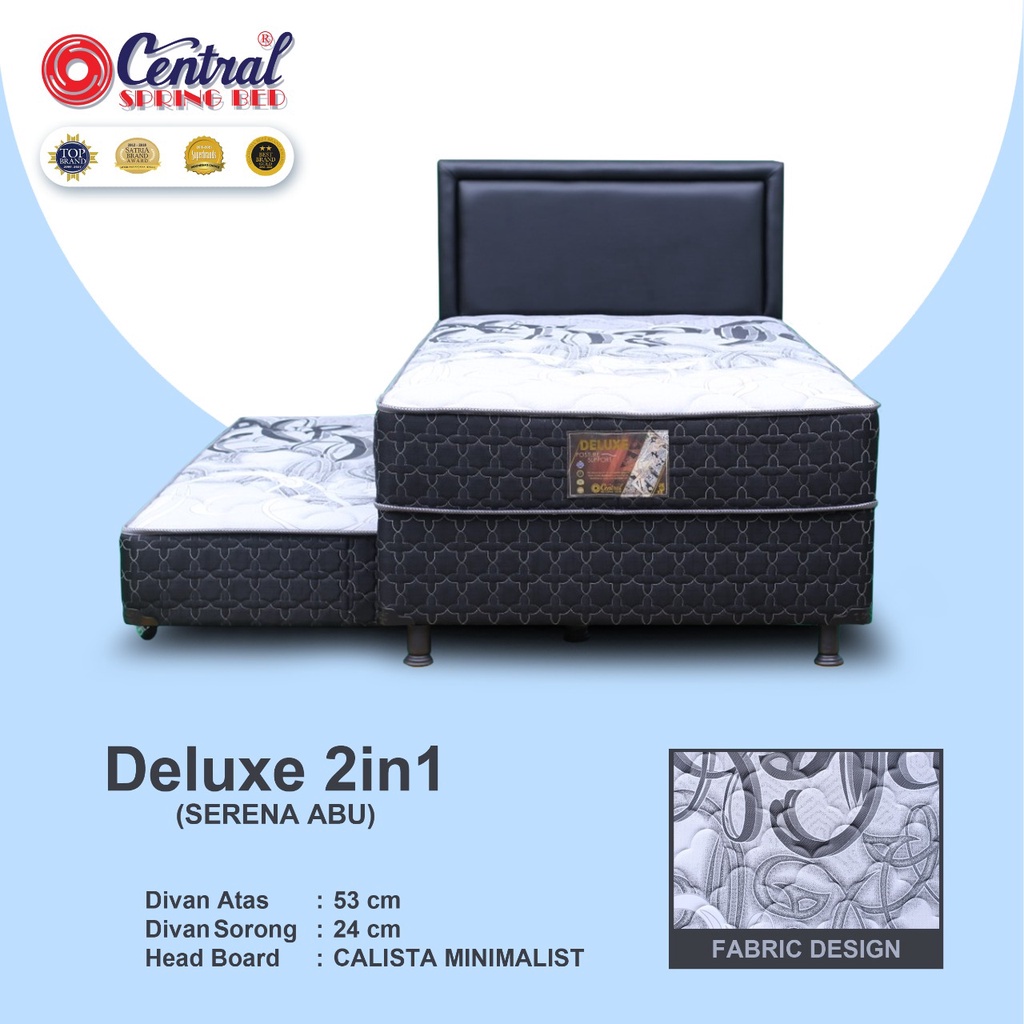 Jual Kasur Central Springbed DELUXE 2 IN 1 Spring bed Central Deluxe