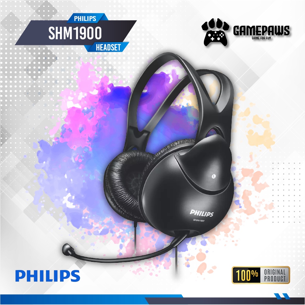 Headset philips shm1900 hot sale