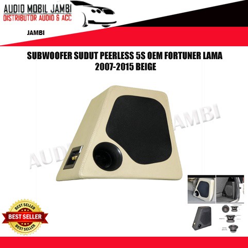 Jual SUBWOOFER PEERLESS OEM KHUSUS FORTUNER 2007-2015 CREAM - SUBWOOFER ...