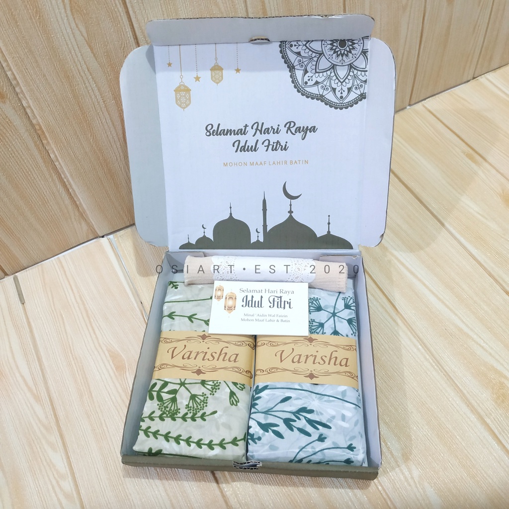 Jual Hampers Jilbab Voal Premium Hijab Segi Empat Motif Inner Raut ...