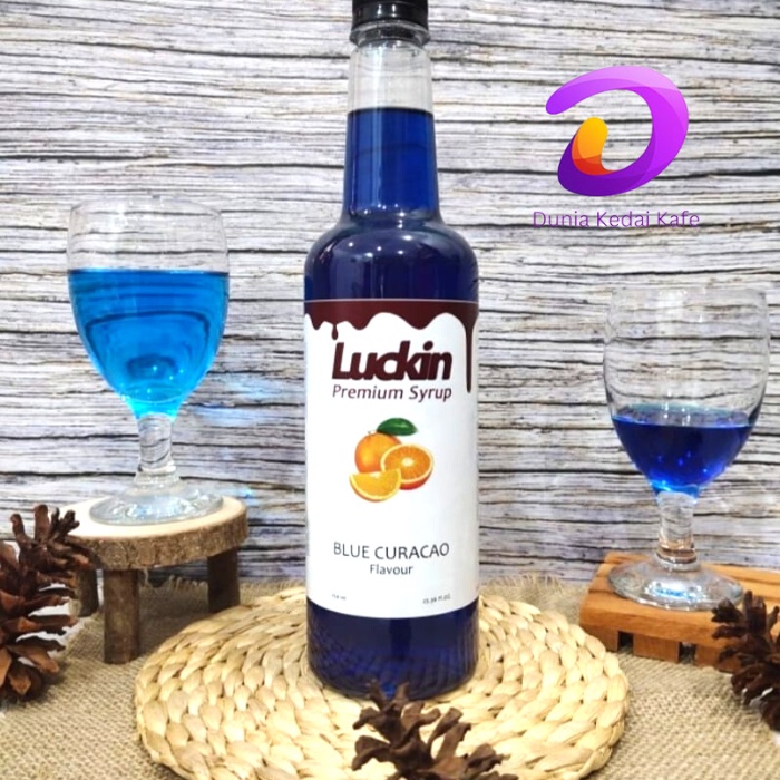 Jual Luckin Premium Syrup Rasa Blue Curacao Ml Shopee Indonesia