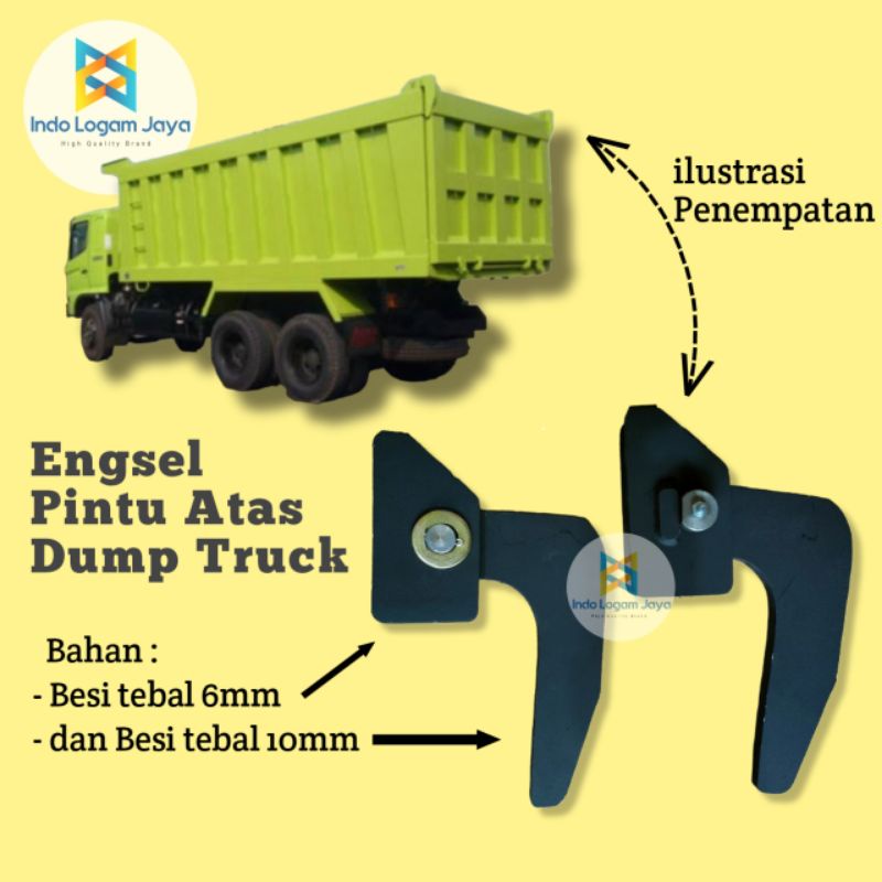 Jual ENGSEL PINTU ATAS DUMP TRUCK / HINGE GET DUMP TRUK / ENGSEL PINTU ...
