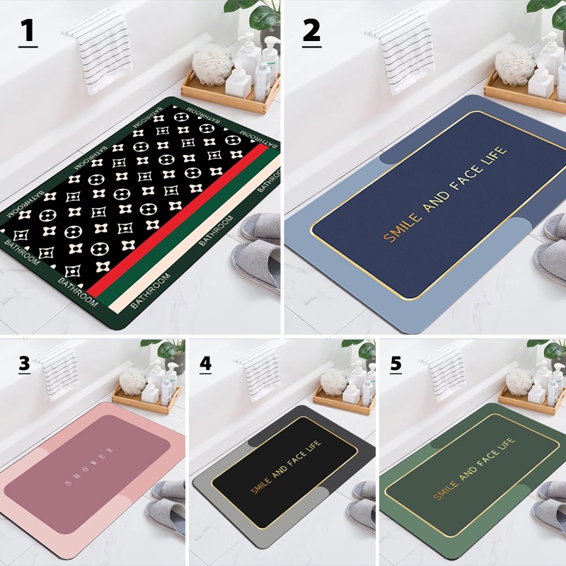 Jual Keset Lantai Kamar Mandi Aesthetic Ukuran 40cm x 60cm Keset Lantai