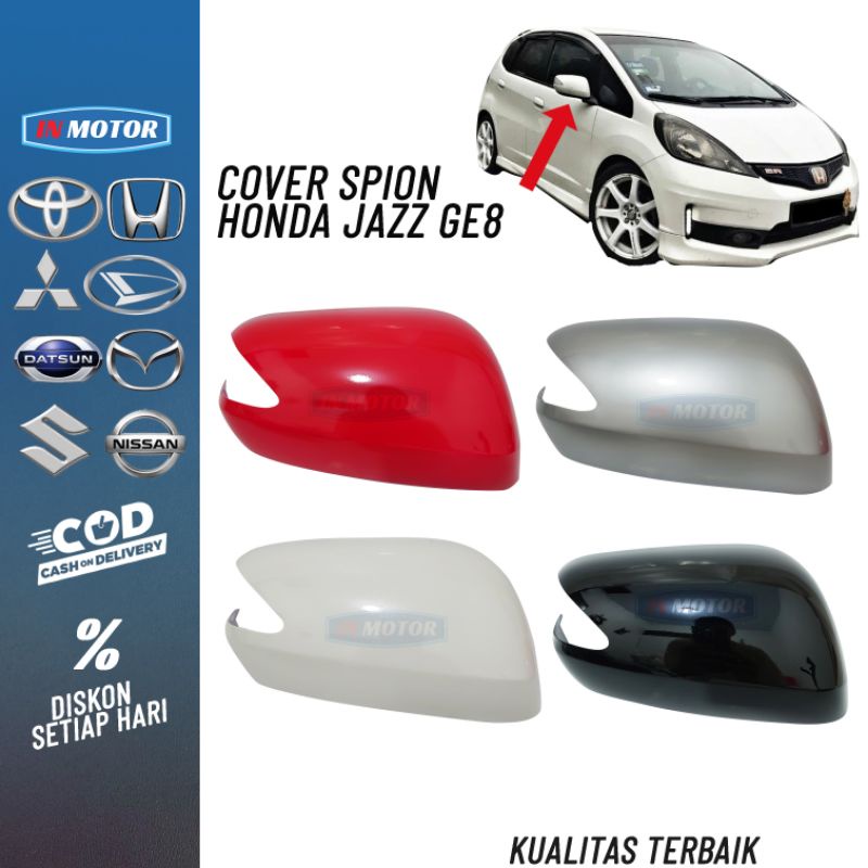 Jual Cover spion honda jazz GE8 jazz / rs tutup spion honda jazz BATOK