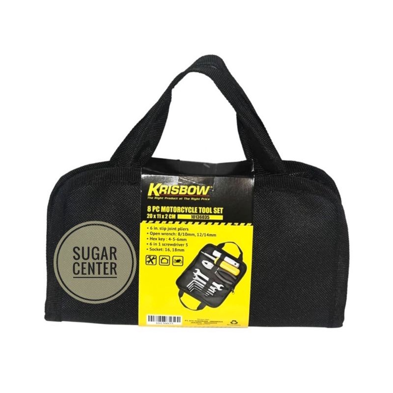 Jual Krisbow Alat Perkakas Motor Set Tool Kit Motor 8 Pcs/Set Perkakas