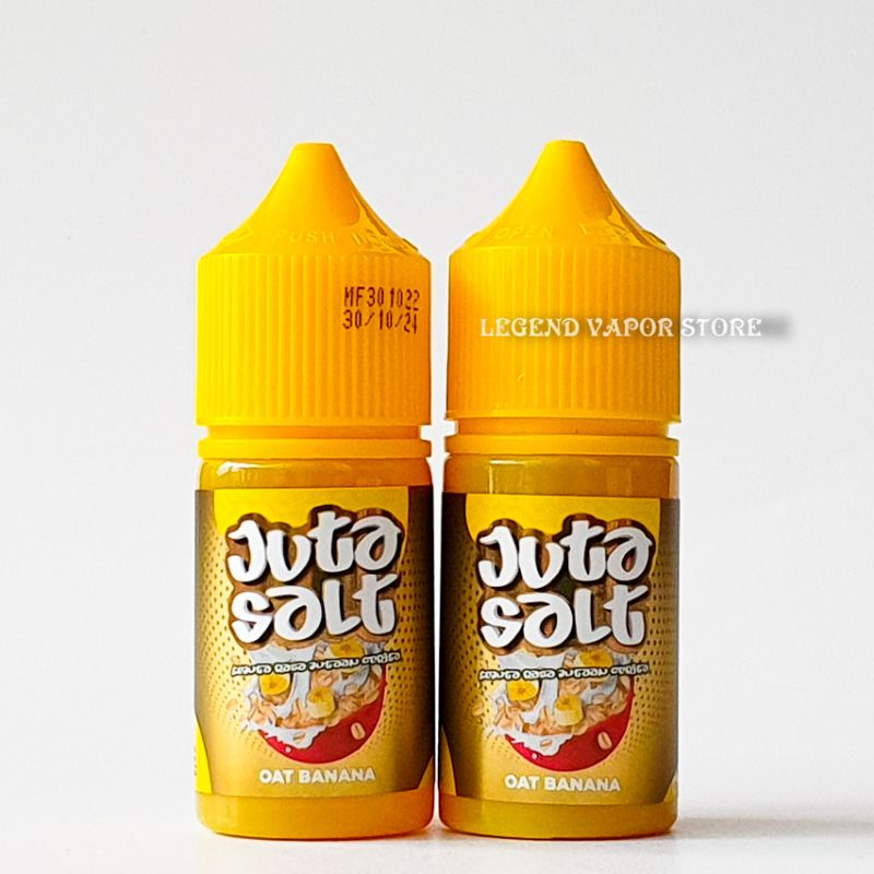 Jual SALT NIC JUTA OATS Banana Oat Milk 30ML 12MG 30MG AUTHENTIC Shopee Indonesia