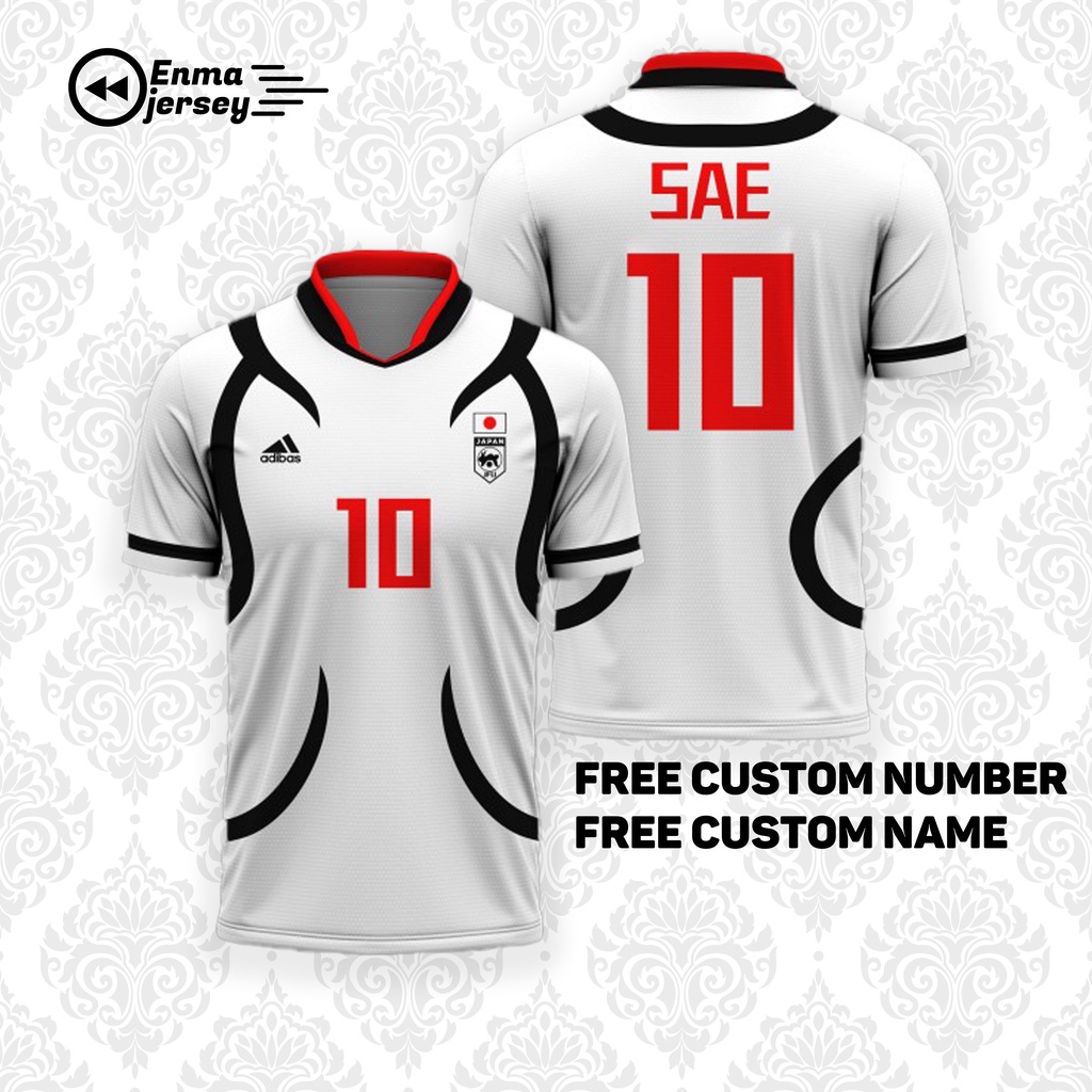 Jual Jersey Anime BlueLock Japan U20 Bisa Custom Nama dan Nomor