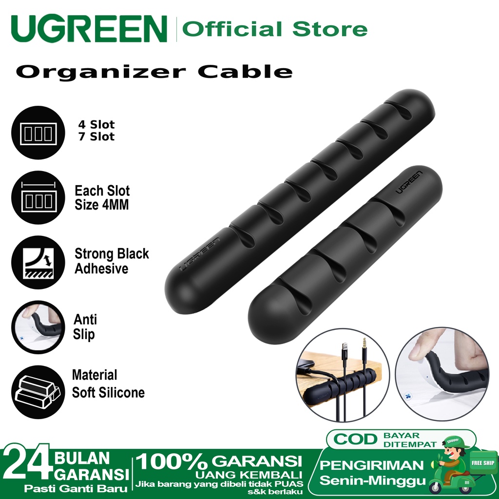 Jual Ugreen Penjepit Klip Kabel Data Cable Holder Organizer 50320