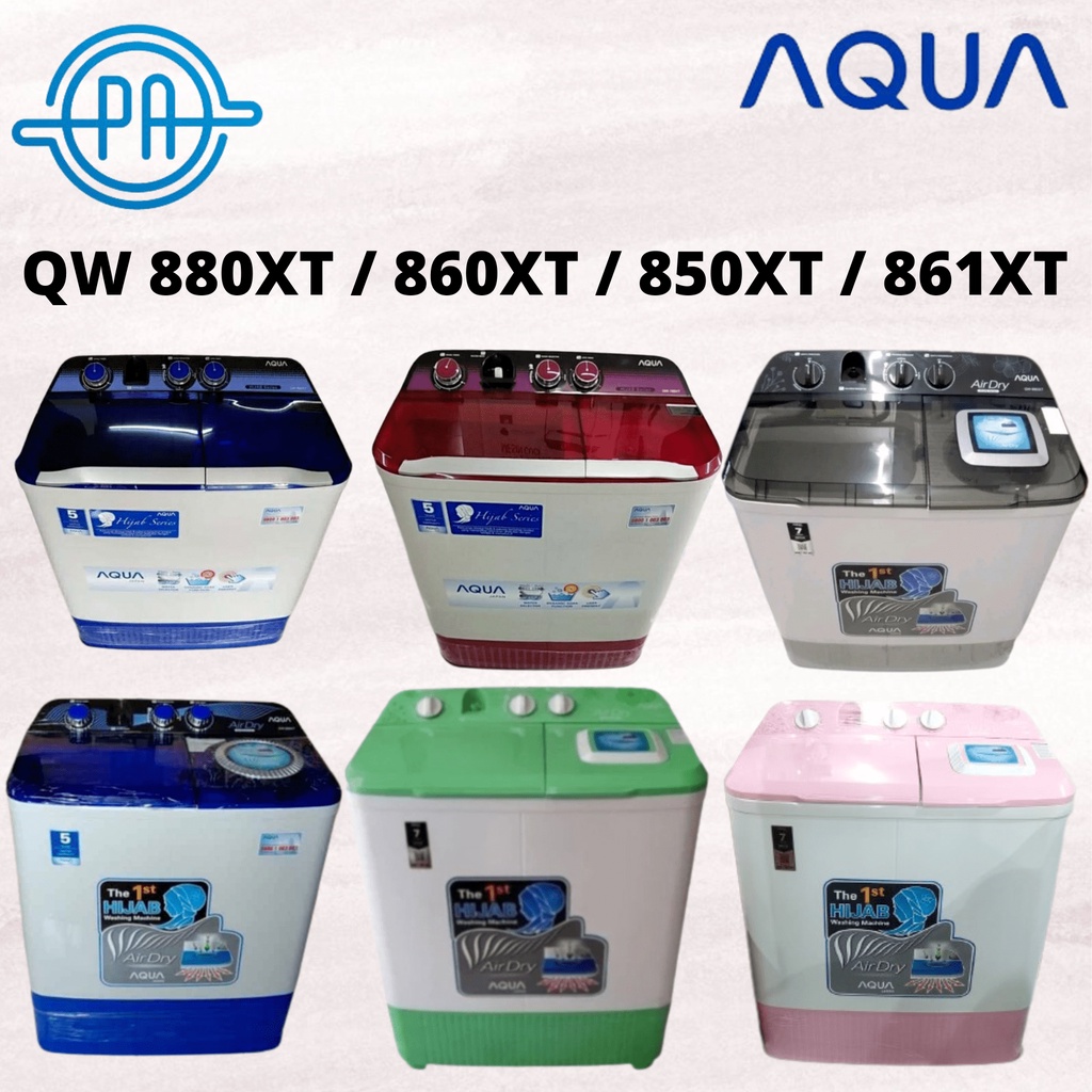 Jual MESIN CUCI 2 TABUNG AQUA QW 8030HT / QW8031HT / QW 880XT / QW ...