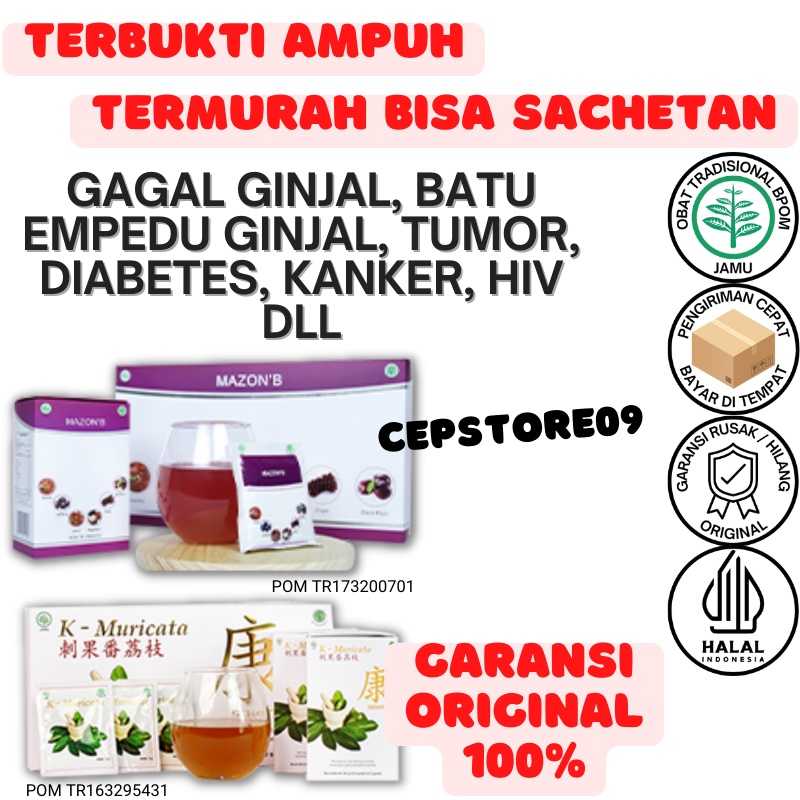 Jual Paket Herbal Mazon B K Muricata Original Dijamin Shopee Indonesia