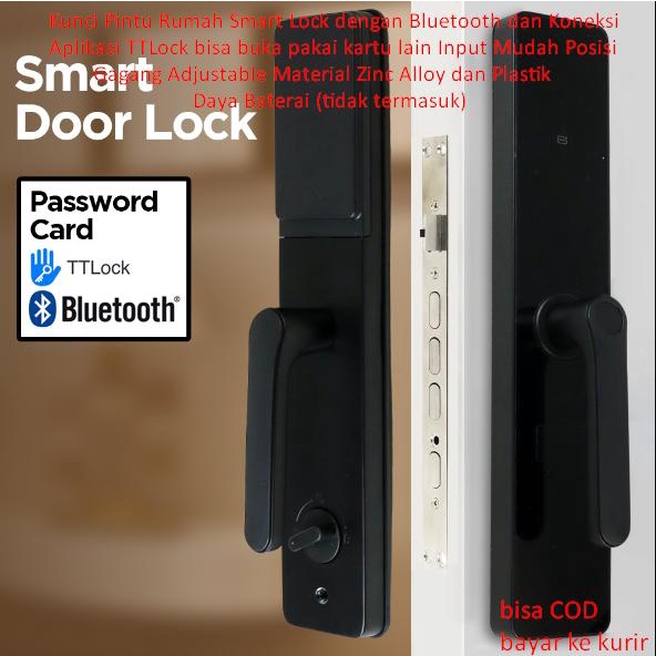 Jual Kunci Pintu Rumah Smart Lock dengan Bluetooth dan Koneksi Aplikasi