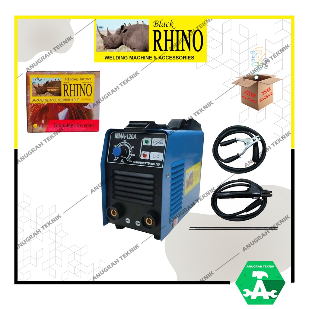 Jual Rhino Mesin Las Travo Las Listrik Inverter Mma A Watt Watt Biru Original