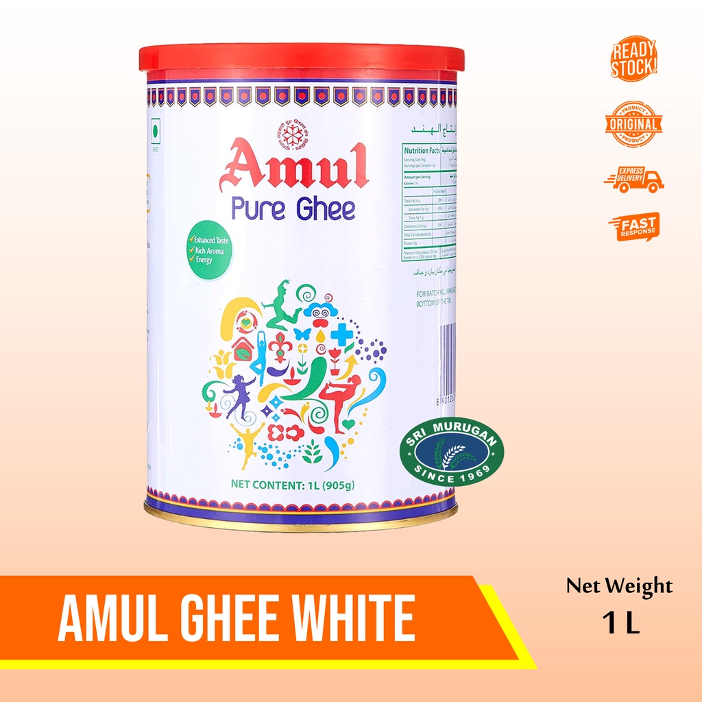 Jual AMUL GHEE WHITE 1 LITRE Shopee Indonesia