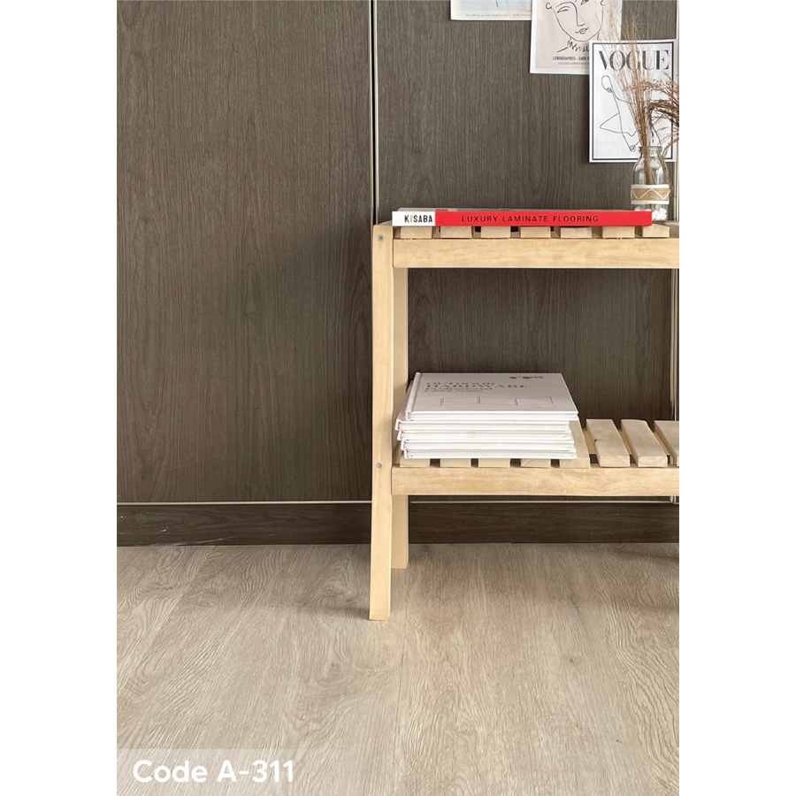 Jual Vinyl Floor Tile 3mm / Kisaba Lantai Vinyl Motif Kayu / Vinyl ...