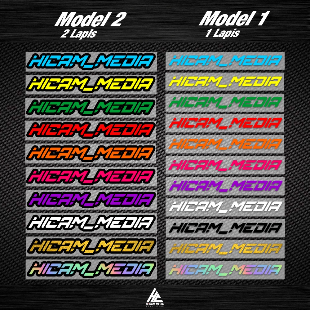 Jual Stiker Cutting VINYL Stiker Costum Nama Racing | Shopee Indonesia