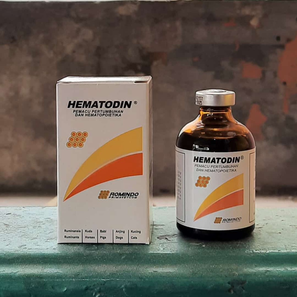 Jual Hematodin 50ml dan 100ml Inj Pemacu Pertumbuhan Dan Obat Anemia ...