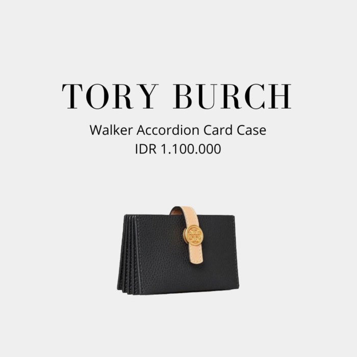 Jual TORY BURCH WALKER ACCORDION CARD CASE Shopee Indonesia