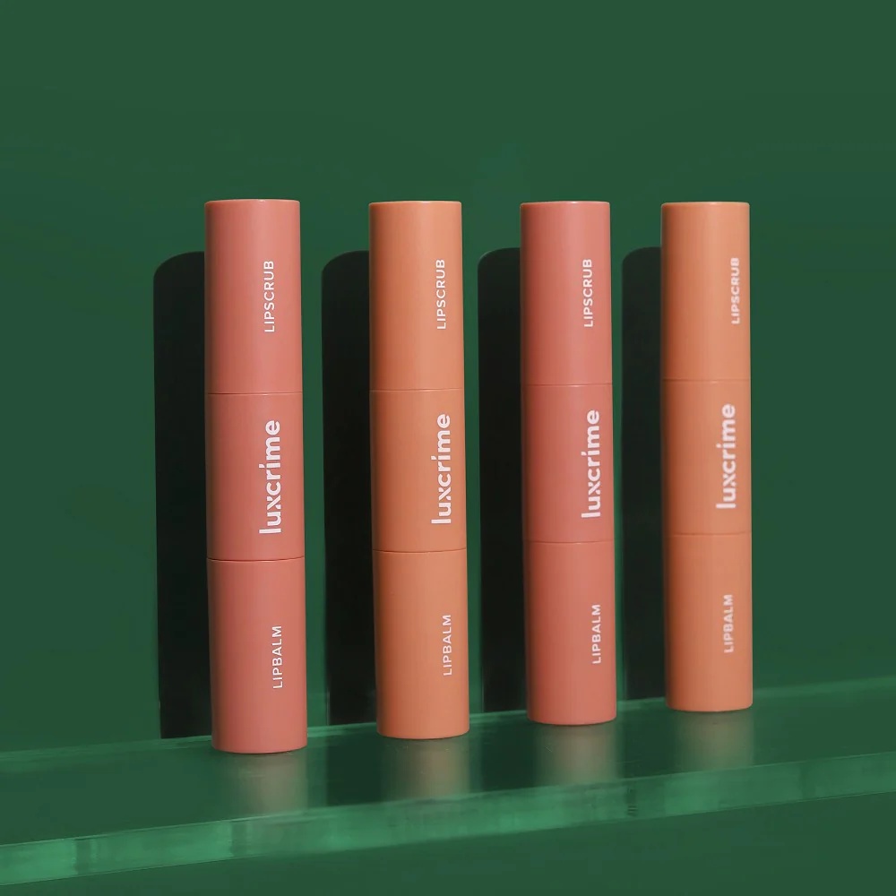 Jual Luxcrime Duo Lip Care Strawberry Glaze Peach Crush Shopee