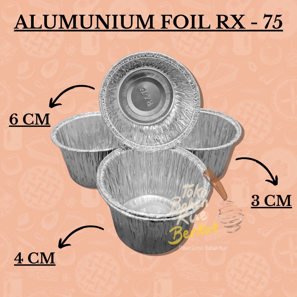 Jual Alumunium Foil Tray Rx Aluminium Wadah Makanan Ball