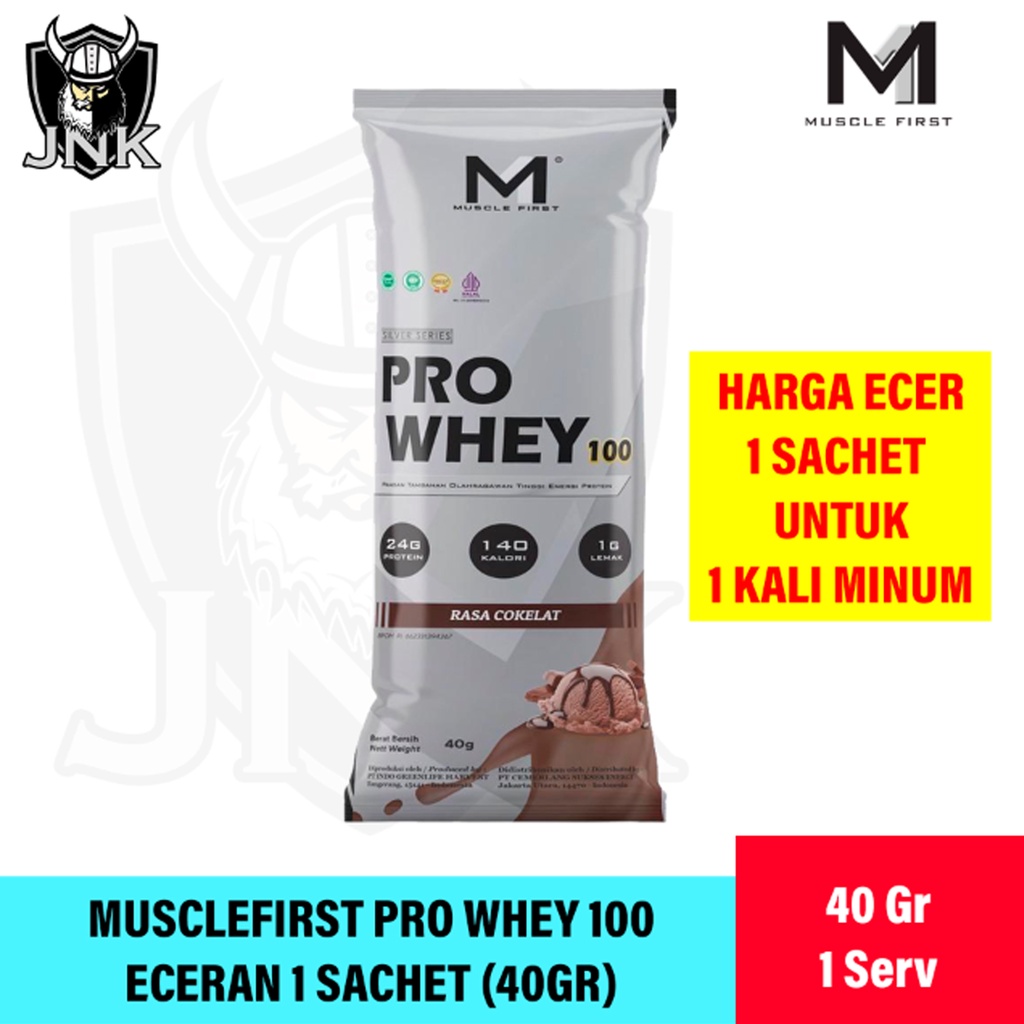 Jual ECER 1 Sachet M1 Muscle First Pro Whey 100 | Whey protein Diet ...