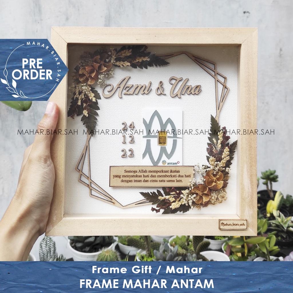 Jual PO Mahar Rustic / Mahar / Seserahan / Gift / Birthday Gift / Frame ...