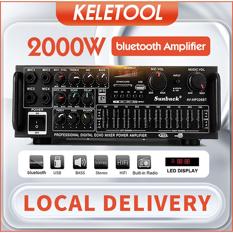 Jual Digital Echo Car Audio System Mini Power amplifier karaoke