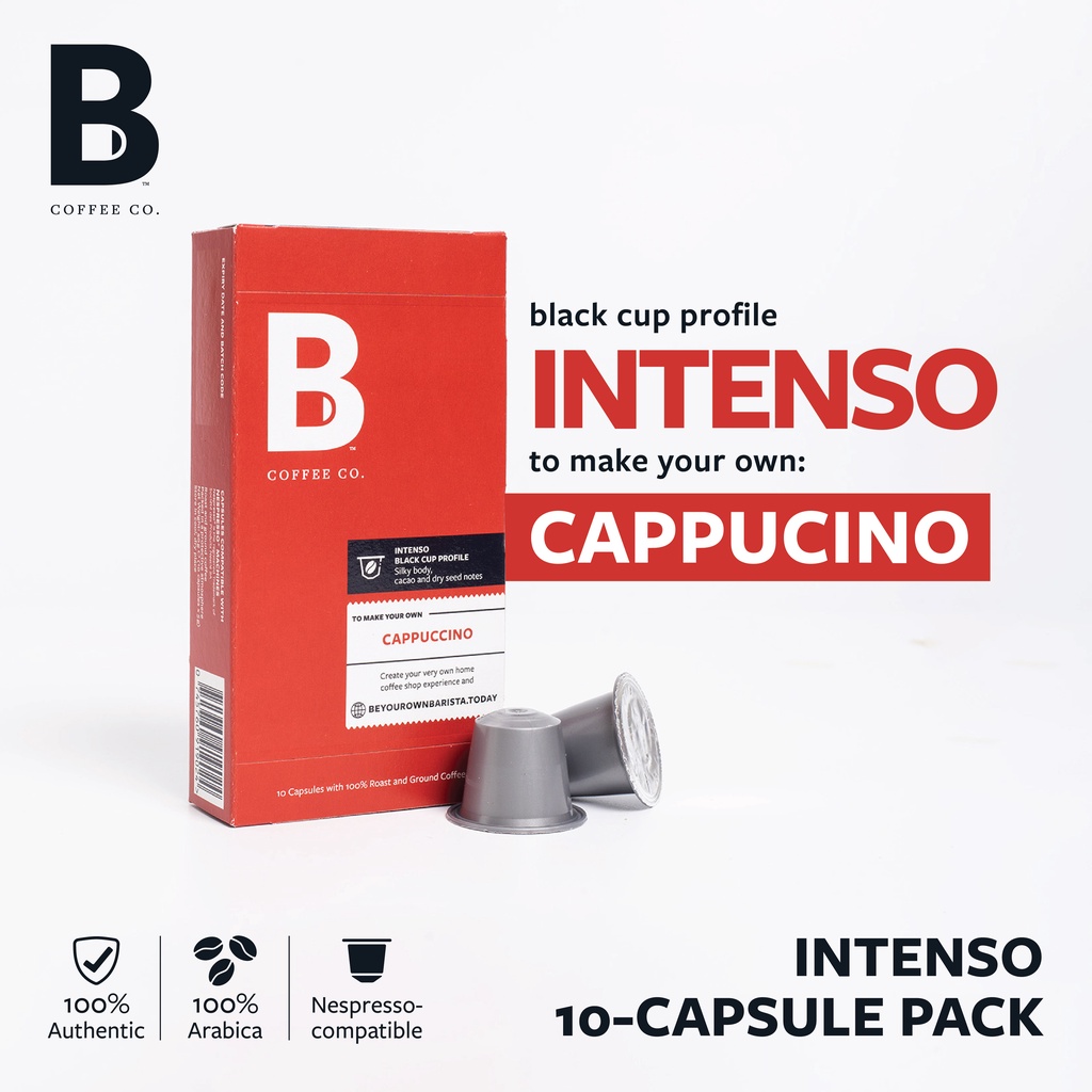 Jual B Coffee Co. Intenso Cappuccino Kopi Kapsul Nespresso Compatible ...