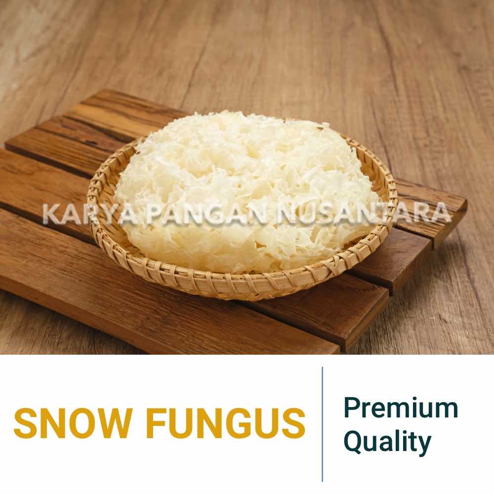 Jual Snow Fungus Jamur Es Bai Mu Er Jamur Putih Jamur Salju Kering Per