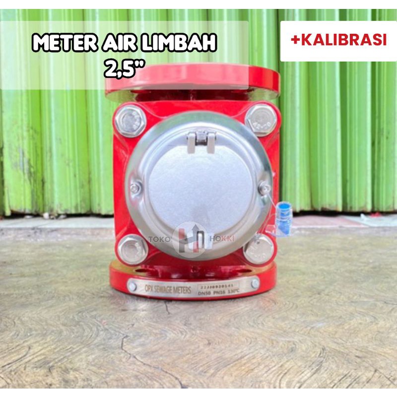 Jual WATER METER FLOW METER AIR LIMBAH 2,5"INCHI KALIBRASI Shopee