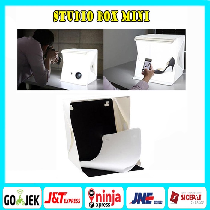 Jual [TERBARU] MINI PHOTO STUDIO BOX PORTABE / LAMPU LED / PRODUK KOTAK ...